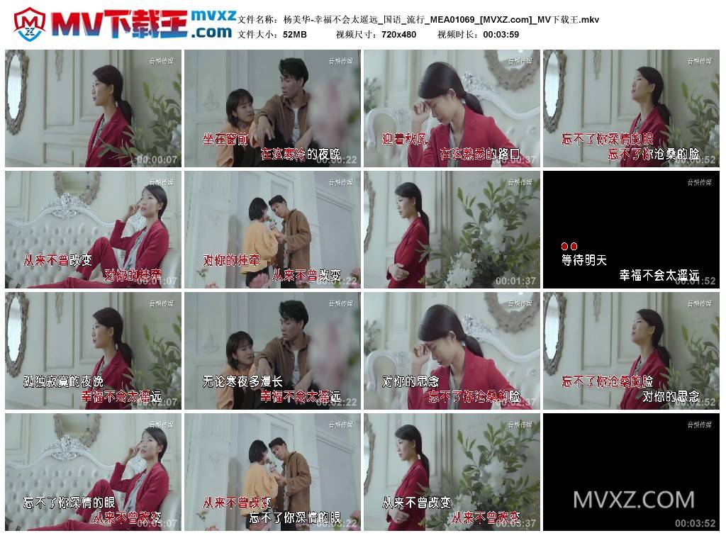 杨美华-幸福不会太遥远_国语_流行_MEA01069